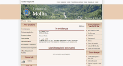 Desktop Screenshot of comune.mollia.vc.it